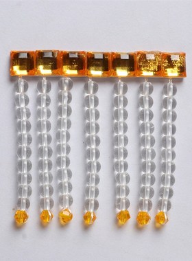 神像阎王头珠串珠摆件帘珠冕旒配件玉帝妈祖头饰头珠玉皇大帝头冠