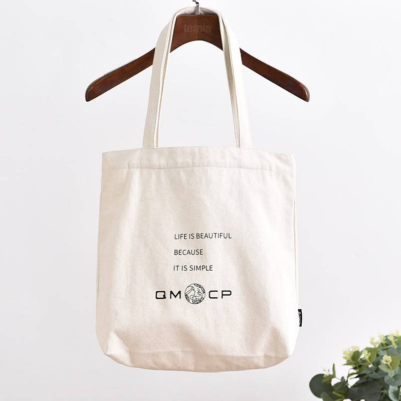 速发Qimei Art Canvas Bag Women's Three Layer Double Zipper S - 图2