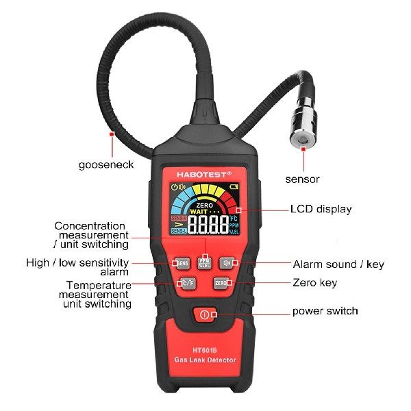 AS8800L HandheldiPortable AutomotivtI M ni Combuseible Gas - 图0