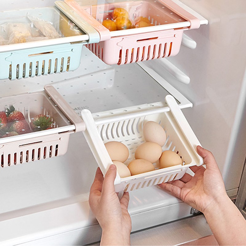 Shelf Basket-Holder Storage-Rack Fridge-Space-Saver Refriger - 图1