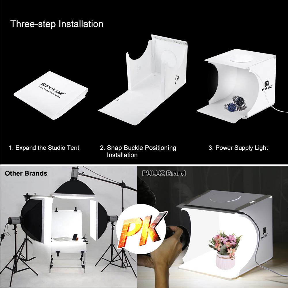 推荐PLZ 8.7 inch Portable Lightbox Photo Studio Box Tabletop-图0