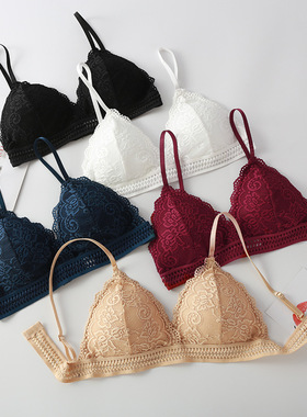 热销DeRuiLaDy Seamless Deep V Lace Bras For Women Wireless P