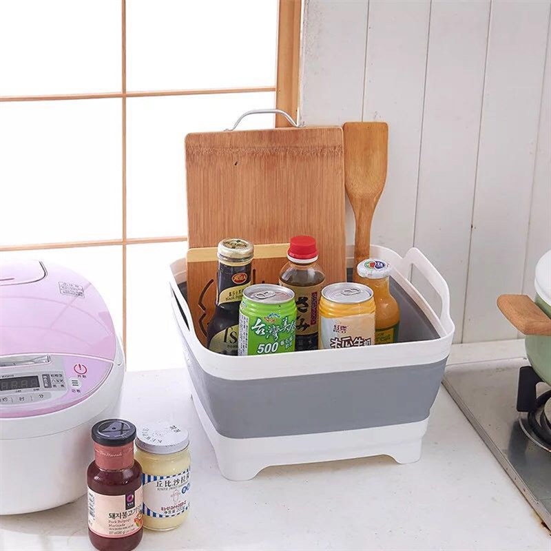 Storage-Basket Kitchen Foldable Outdoor-Accessories Wash-Veg - 图2