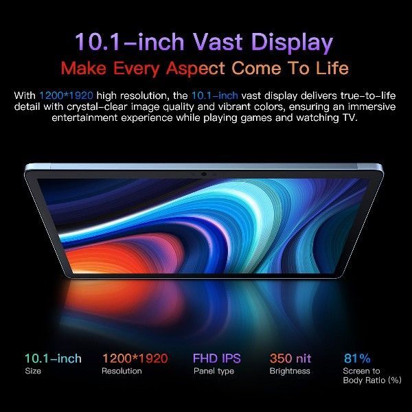 速发BLACKVIEW OSCAL Pad 13 Tablet 8GB 256GB 10.1 Inch HD+ T6 - 图3