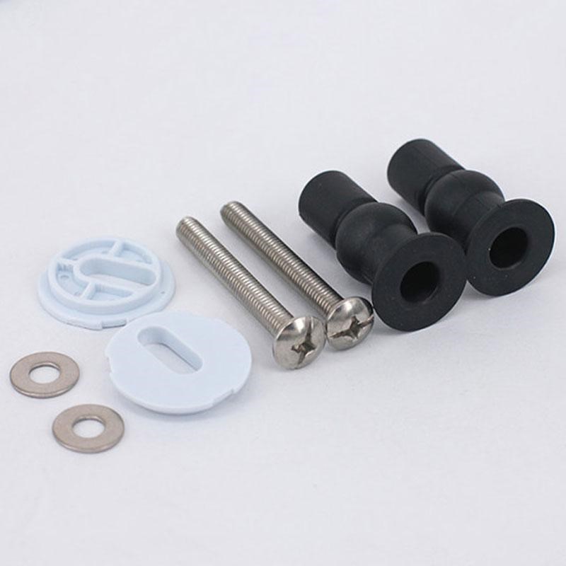 速发2pcs/lot Stainless steel rubber Toilet Seat Hinge Scre-图1