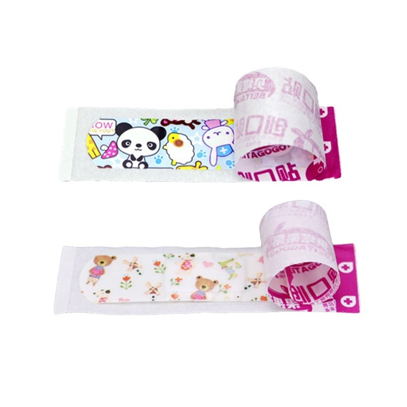 100PCS Waterproof Breathable PE Cute Cartoon Band Aids Adhes - 图3