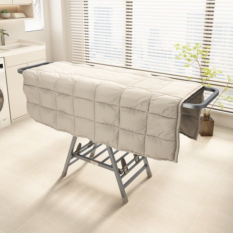 折叠晾衣架落地家用阳台晒衣架室内简易衣架多功能衣杆晒被子神器,淘宝优惠券,粉丝福利购,淘宝优惠卷