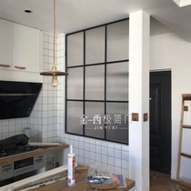 New product ultra-white glass screen partition s extremely narrow frame partition into the family living room room Kitchen Counter