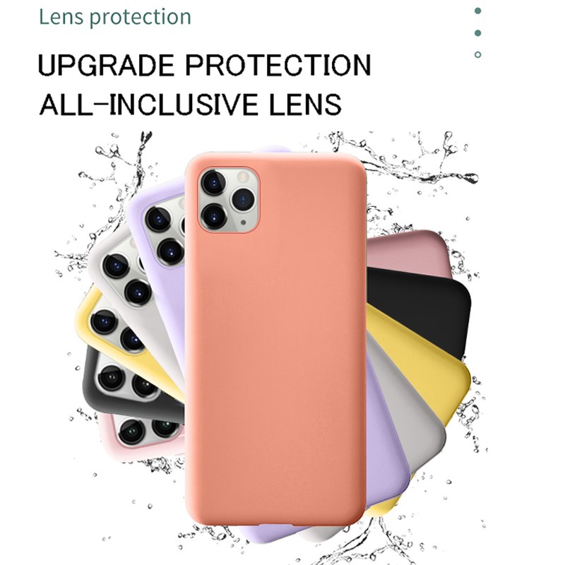 新品Liquid Silicon Case For iPhone 12 11 Pro Max X XR XS Max