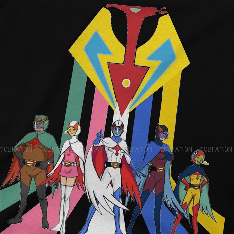 推荐G Force Battle of the Planets Gatchaman Anime Tshirt Top - 图2