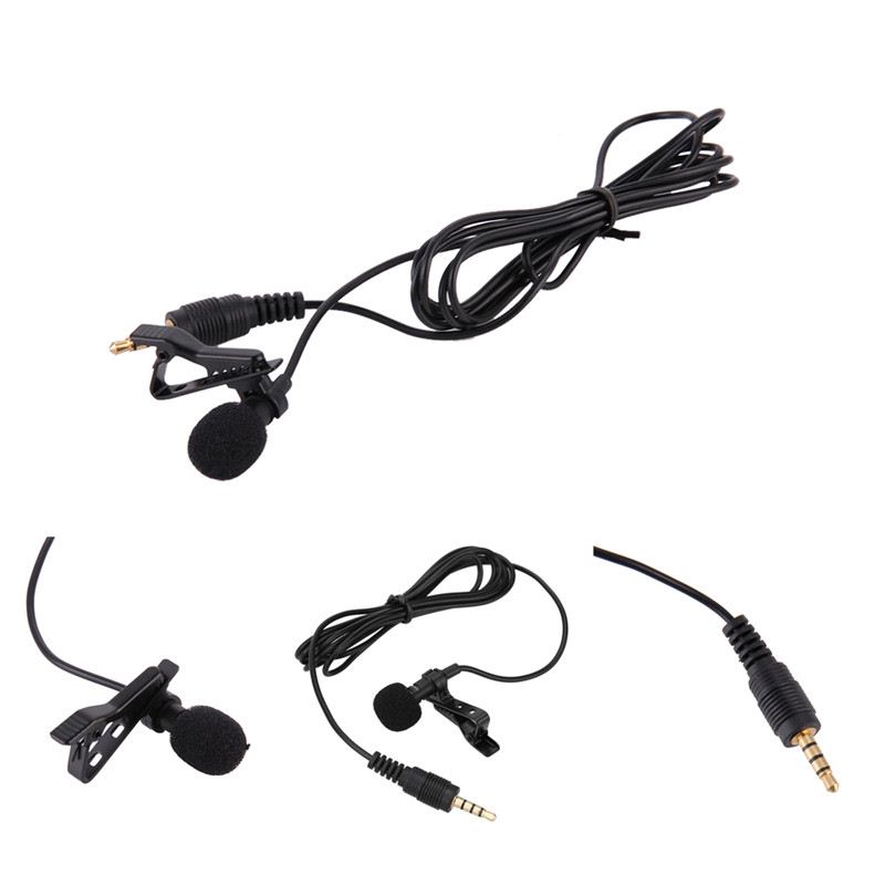 极速Portable Clip-on Lapel Lavalier Microphone 3.5mm Jack Ha - 图2