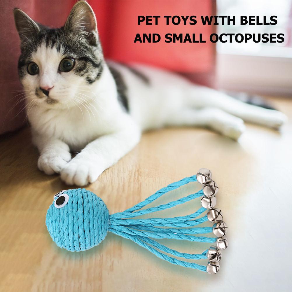 推荐Cat Toy Octopus Woven By Paper Rope Scratch-resistant Pe - 图1