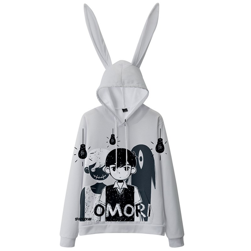 速发Sudadera con capucha de Anime Omori para mujer, suéter - 图2