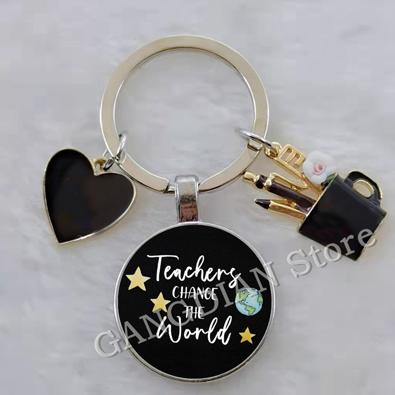 新品Blessed Teacher, DIY Teacher's Day Gift Keychain Thank Y - 图1