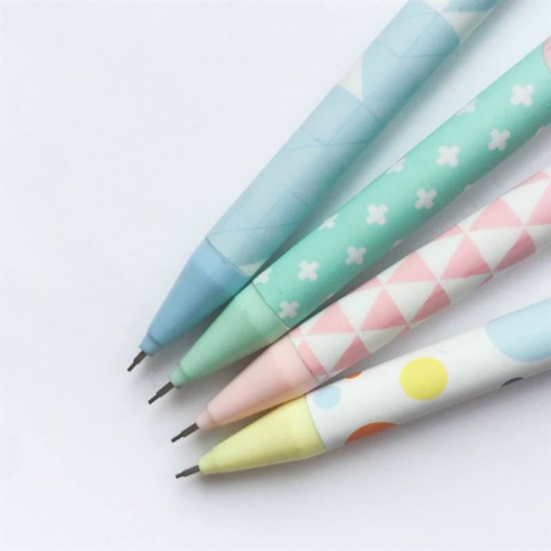 4pcs/lot New Simple style series 0.7mm Mechanical Pencil A-图2