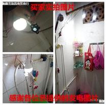 Hydro-bathroom force hair-flow generator Mini-generator DC radio-type electromechanical water flow hydroelectricity