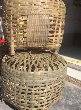鸭笼子竹编鸡笼家用农用可用于养鸡鹅鸭猫狗各种家禽动物笼子加大
