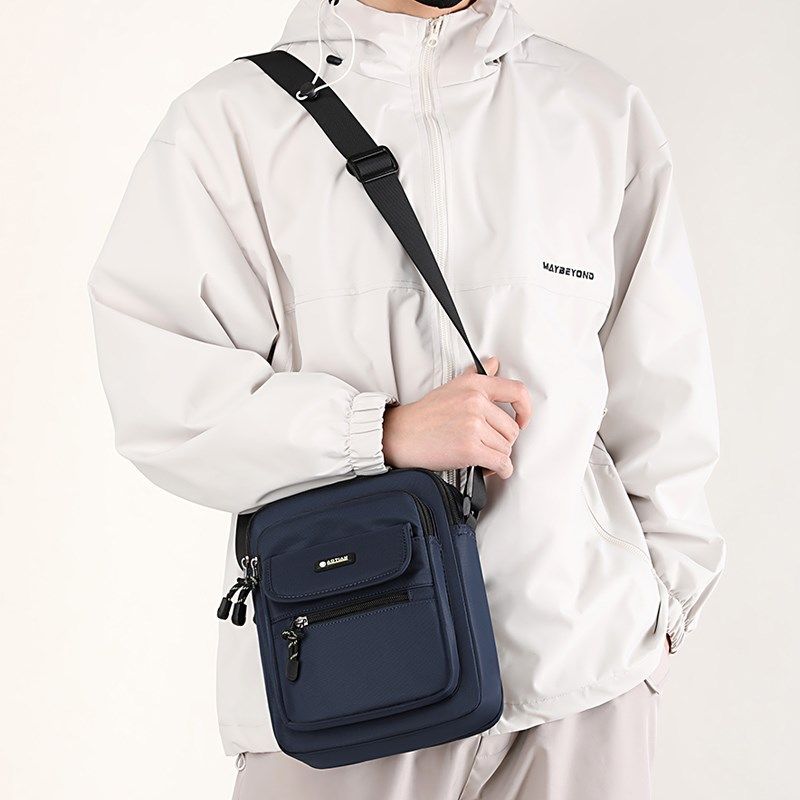 斜挎包男新款时尚牛津布单肩包男包休闲小挎包男士大容量潮流男包,淘宝优惠券,粉丝福利购,淘宝优惠卷