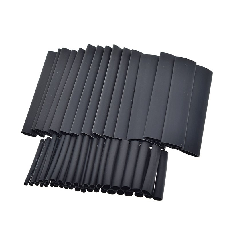 127pcs/set Assorted Heat Shrink Tube Black Wire Wrap Electri - 图2