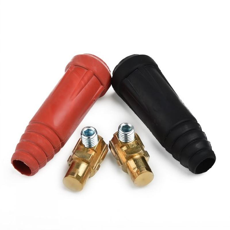 跨境新款2pccs TIG Welding Cable Panel Male Connector Plug DK - 图3