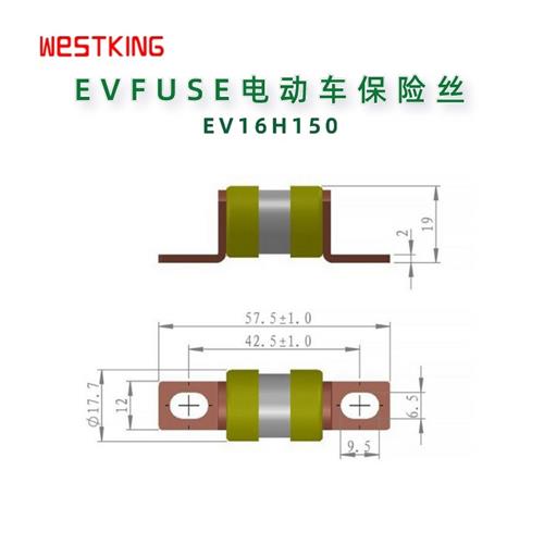 新能源电动汽车专用保险丝/熔断s器EV16H150-20A25A32A35A50A1 - 图0