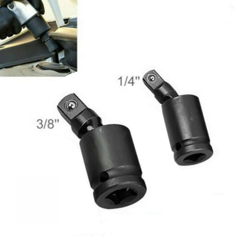 推荐2pcs Universal Joint Air Impact Socket Set Wobble Extens - 图3