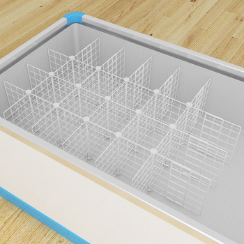 82-divided freezer partition freezer iron J grid network width classification classification rack basket rack layered in the internal compartment shelf