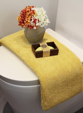 卫生间摆件马桶上饰品卫浴店软装样板房浴室浴巾样板间高级感摆设