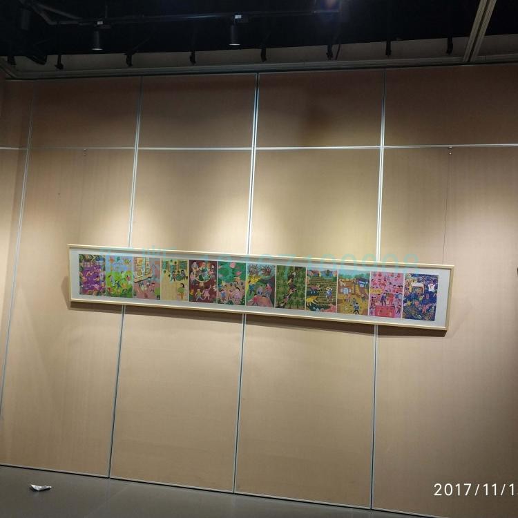 展览馆画展活动展板移动隔断墙屏风画廊博物馆折叠酒店宴会厅会议 - 图1