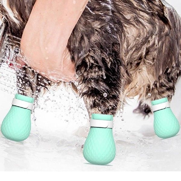 推荐Pet Cat Paw Protector For Bath Soft Silicone Anti-Scratc - 图0