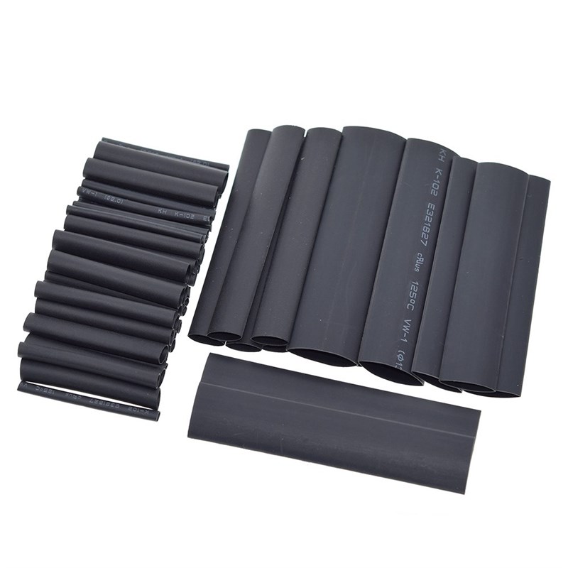 127pcs/set Assorted Heat Shrink Tube Black Wire Wrap Electri - 图3