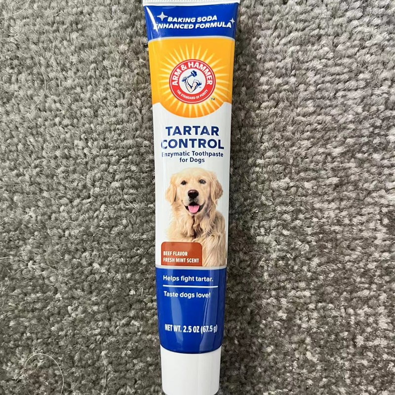 Arm & Hammer 艾禾美 狗狗 小苏打 牙膏 减少牙菌斑及牙结石 - 图0