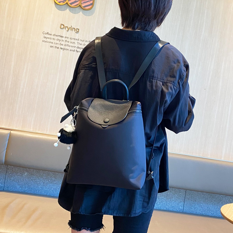 百搭通勤双肩包简约方形2023轻便防水牛津布包时尚网红超火背包女,淘宝优惠券,粉丝福利购,淘宝优惠卷