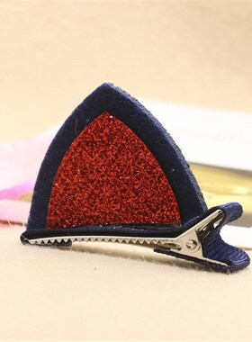 小众高货1PC Hot Kids Hair Clips Lovely Cat Ears Hairpin Head