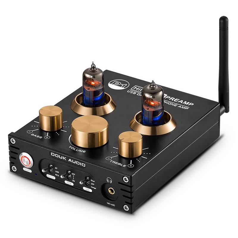 速发Douk audio HiFi Bluetooth 5.0 Tube Vacuum Preamplifier U - 图2