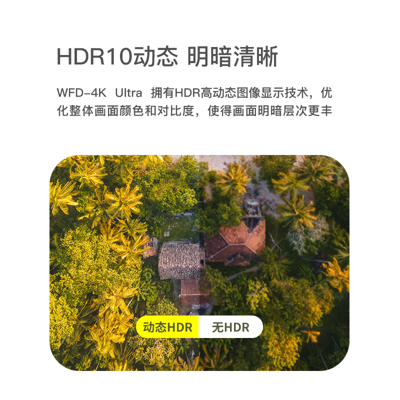 PX大通无线手机投屏器连电视投影仪显示器4K高清横竖切换同屏家用