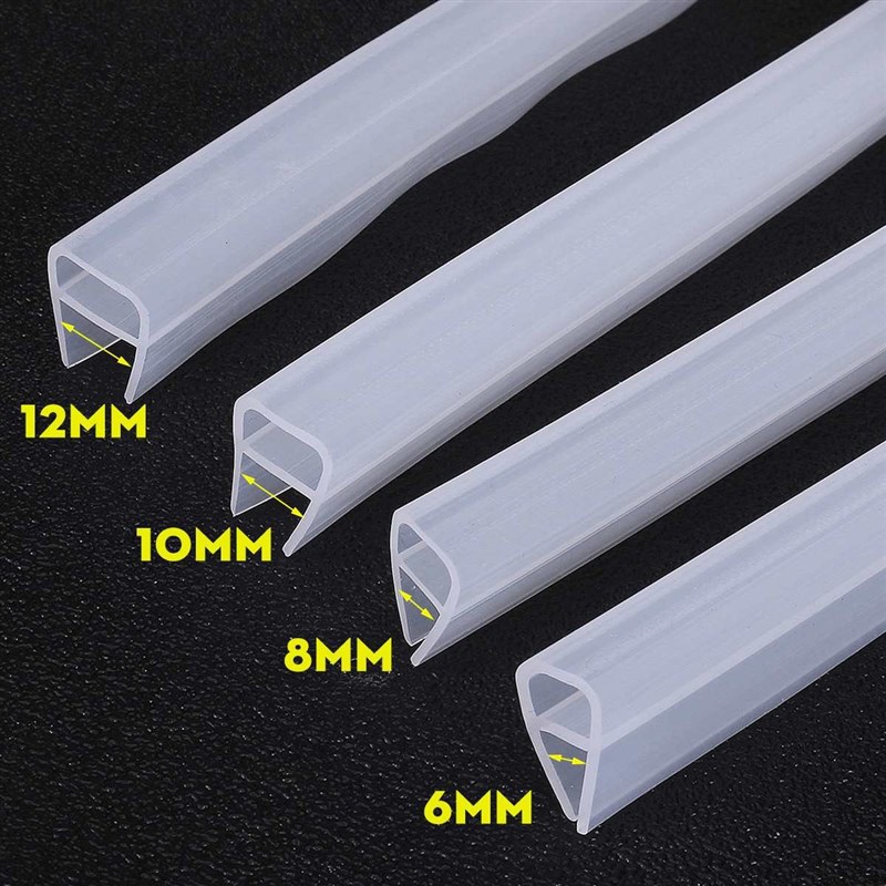 6 8 10 12mm  Shape Glass Door Seals Silicone Rubber Shower B - 图3
