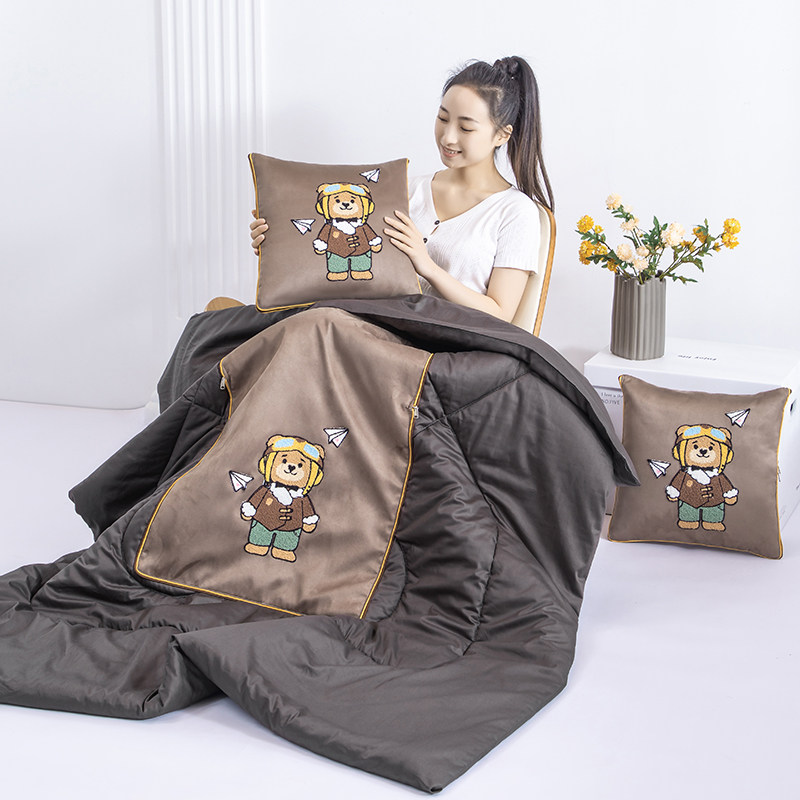 卡通抱枕被子两用办公室午休空调夏凉被车载沙发靠垫枕头被,淘宝优惠券,粉丝福利购,淘宝优惠卷