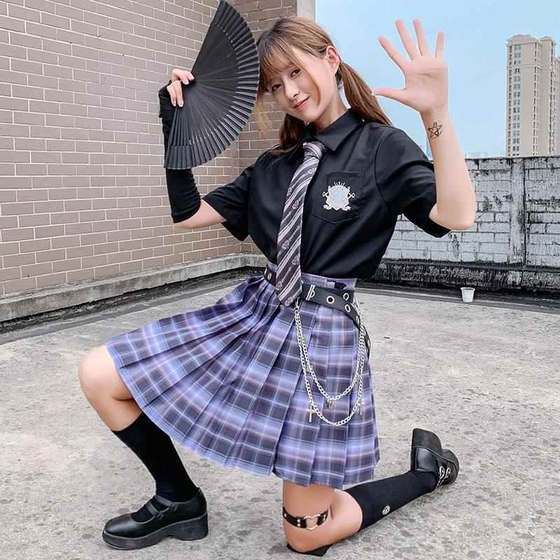 极速FESTY KARY Fashion 2022 Summer Women Skirts Japan Style - 图2