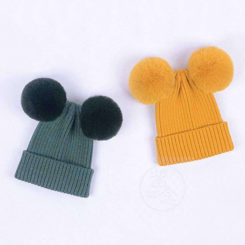 推荐。Autumn and winter fiber core spun yarn wool hat imitat - 图0