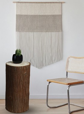 森系天然带皮杉木桩实木茶几凳原木树墩底座服装店庭院摆件造型