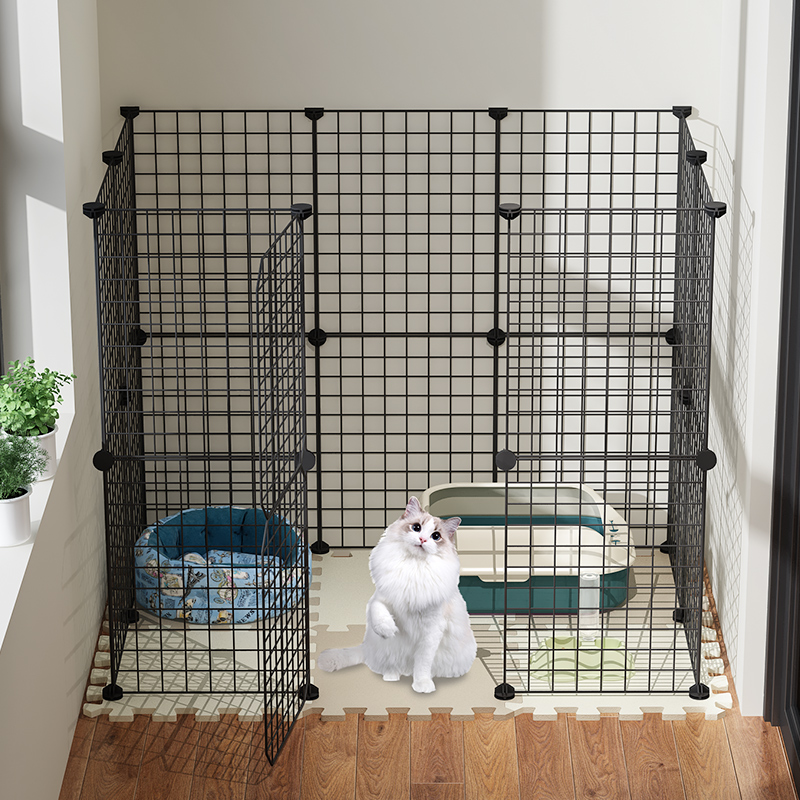 Foldable Pet Playpeu Iron Fence Pnppy KQe nel dogncage - 图0