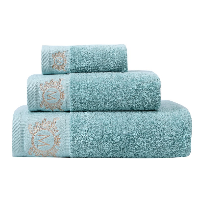 Cotton Luyurx B throom Fvace Bath TowelaSet adults Serviette - 图1