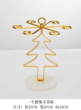 促销轻奢红酒架置物架欧式客x厅创意酒柜现代简约家用餐桌挂架美