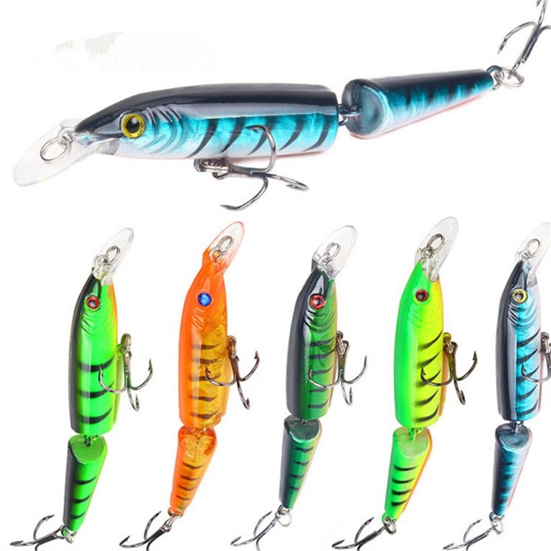 速发1Pcs 105mm 9g Fishing Bait Wobbler Swimming Lures Jig C-图0