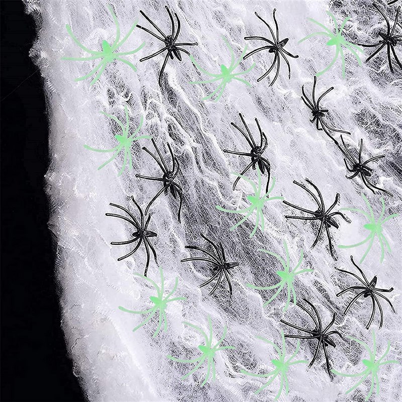 推荐Halloween decoration Spider Cotton Spider Web Props Cour-图0