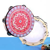 Adult dance Suzuki child Orff professional percussion instrument Handbeat drum Kindergarten teacher rattles the bell with a hand drum