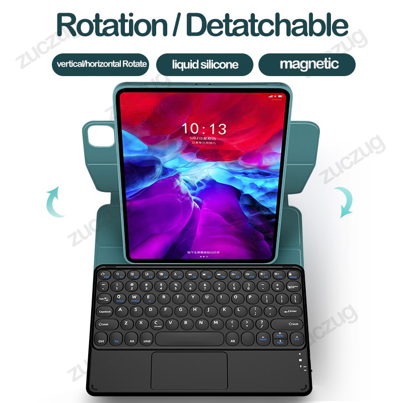 Magnetic Keyboard Case for 2020 iPad Air 4 10.9 UCase with K - 图1