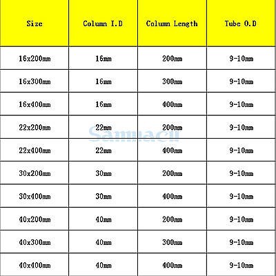 极速ID 16/22/30/44mm Length 200/300mm 24/29 Tube O/D 9-10mm - 图1