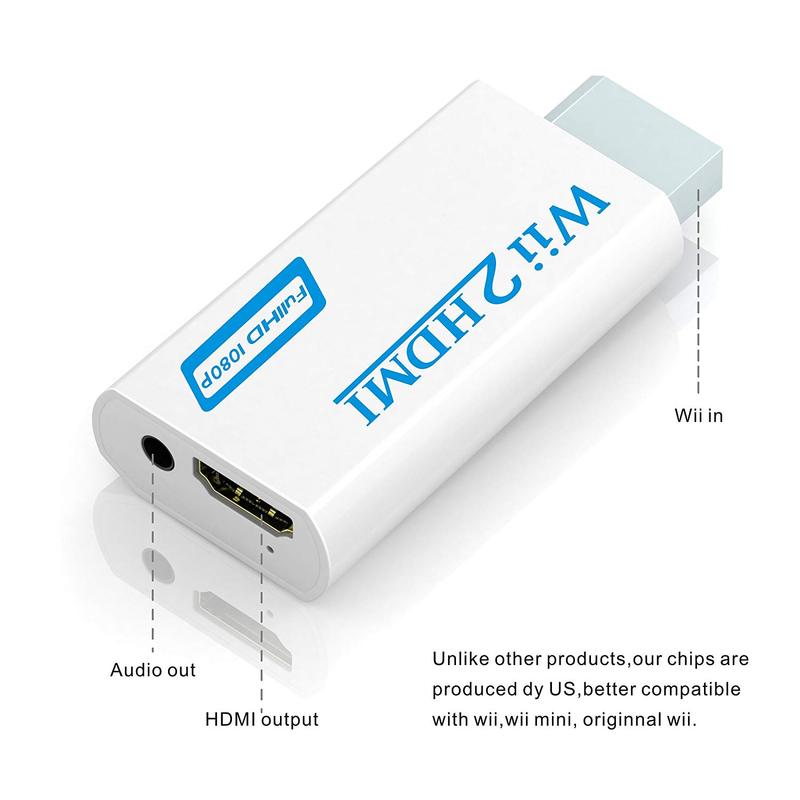 推荐Full HD 1080P Wii to HDMI Converter Adapter Wii2HDMI Con-图2